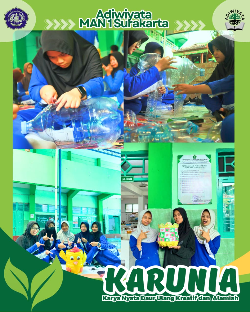 KARUNIA : Karya Nyata Daur Ulang Kreatif dan Alamiah