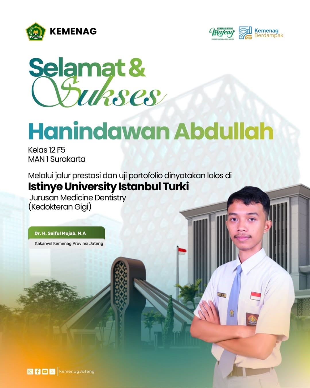 MAN 1 Surakarta melaju menuju Kelas Internasional