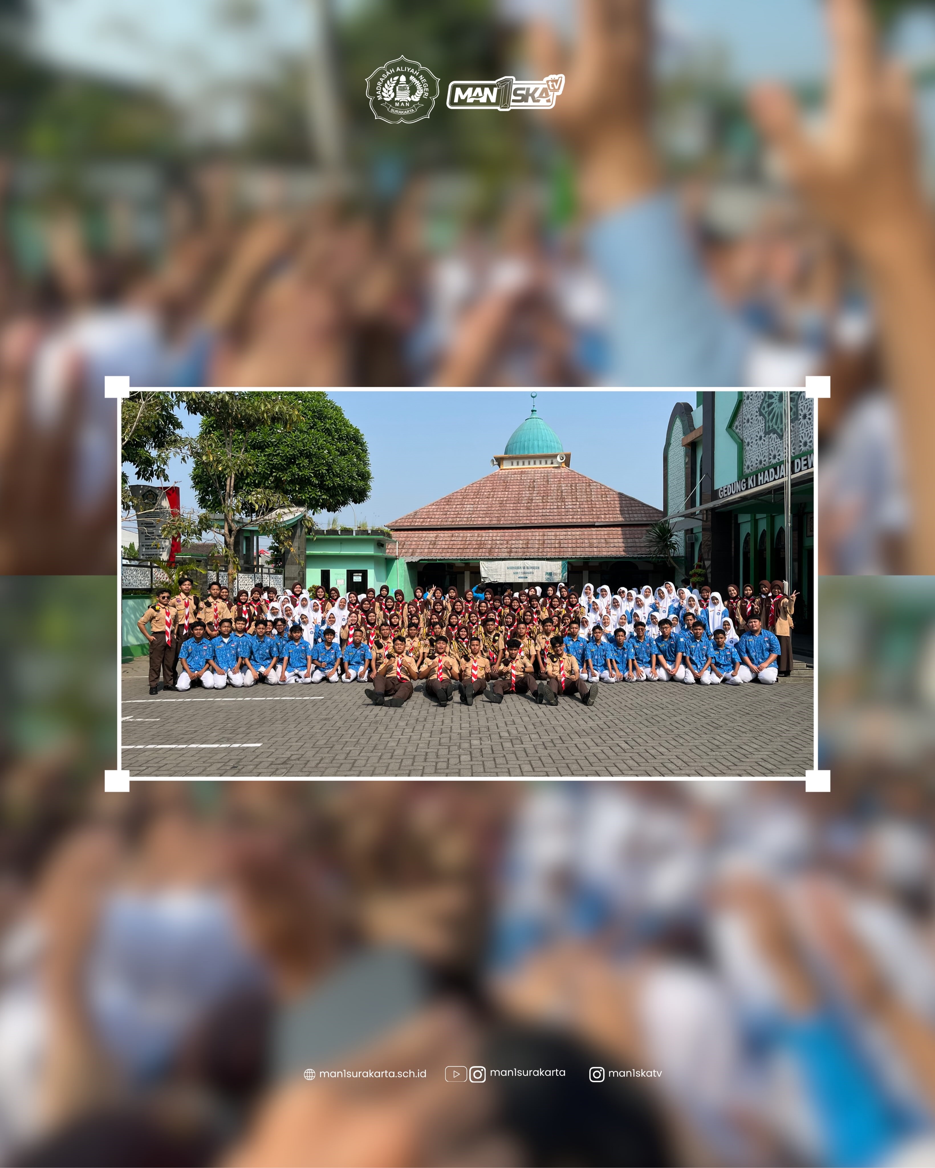 Resmi Dilantik, Pengurus OSIS dan Dewan Ambalan MAN 1 Surakarta Masa Bakti 2026/2027 Siap Jalankan Amanah
