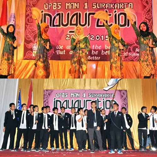 Inauguration Organisasi Pelajar Boarding School (OPBS) 2014/2015