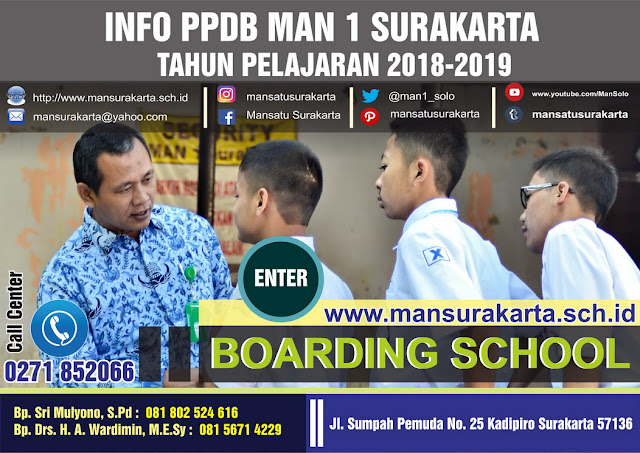 INFO PPDB BOARDING SCHOOL 2018-2019