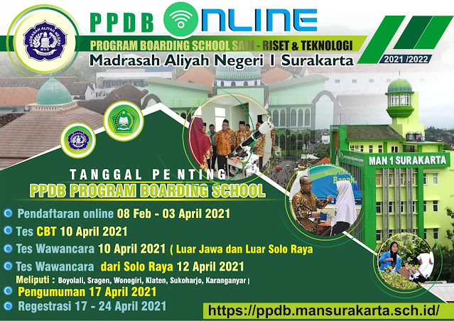 INFO PPDB PROGRAM BOARDING SCHOOL 2021-2022