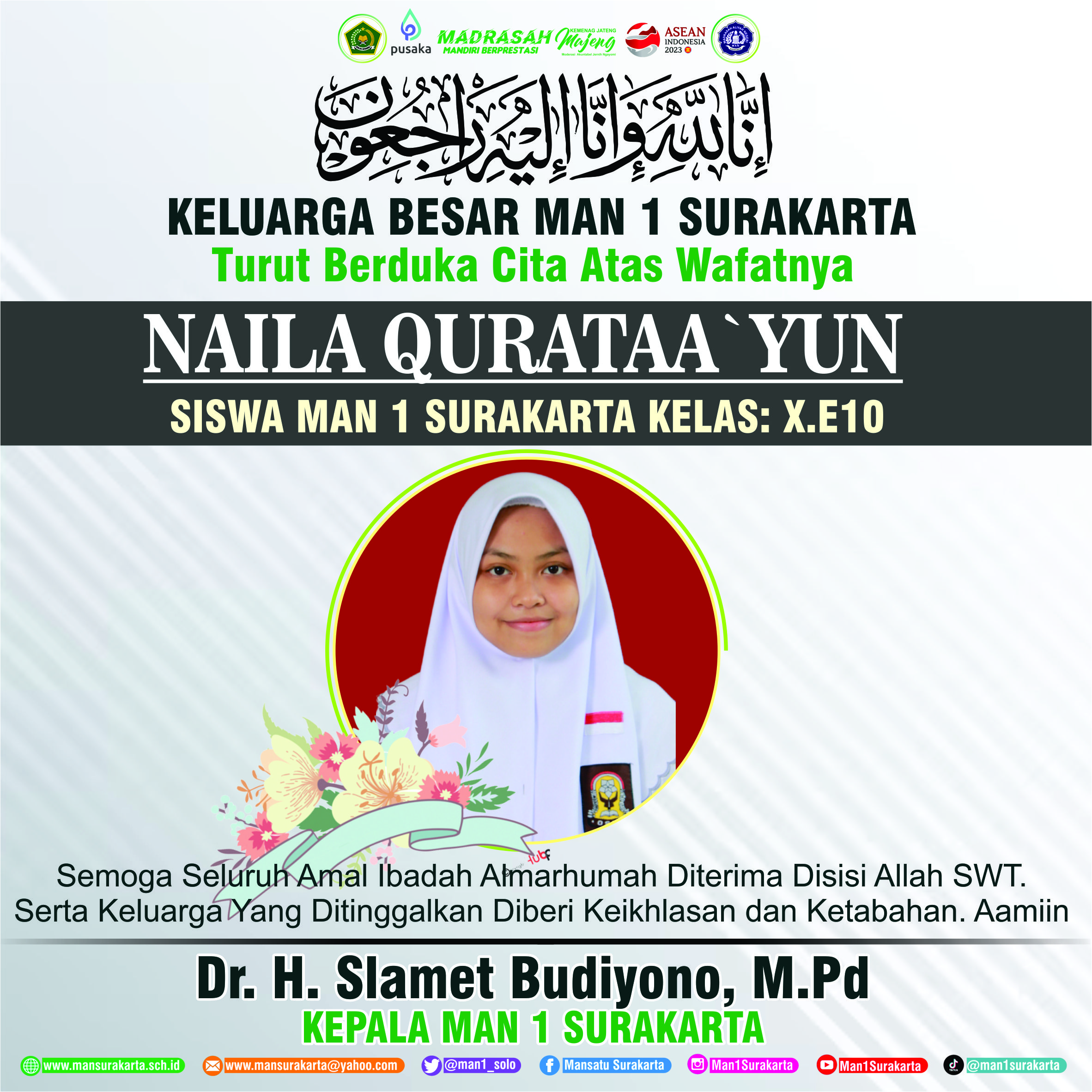 Innalillahi Wainnailaihi Rojiun