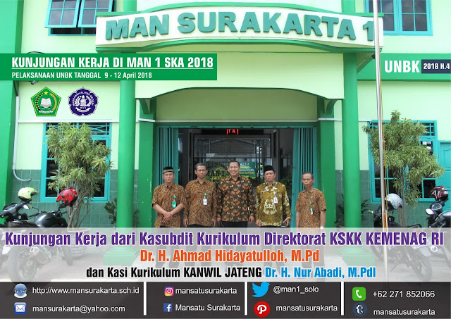 MONEV DARI DIREKTORAT KSKK KEMENAG RI