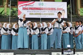 Lomba Paduan Suara Antar Kelas dalam Rangka Hari Musik Nasional