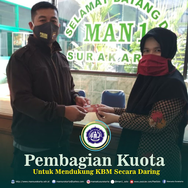 Pembagian Kuota Siswa Agar KBM Online Tetap Terlaksana