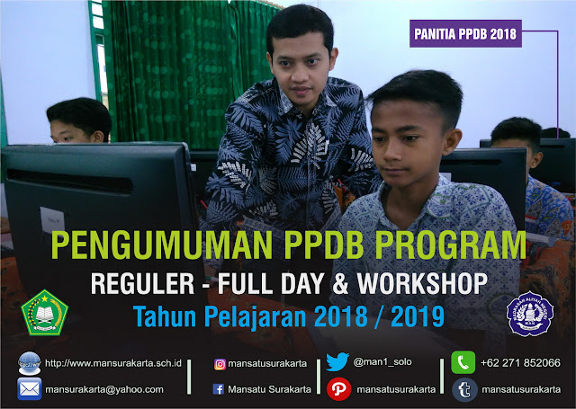 PENGUMUMAN PPDB REGULER-FULLDAY - WORKSHOP