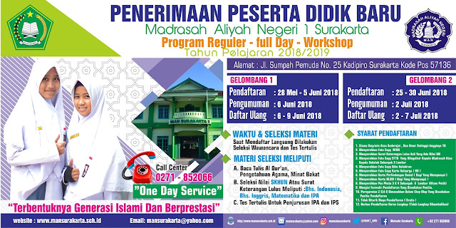 PPDB PROGRAM REGULER FULLDAY & WORKSHOP KETERAMPILAN