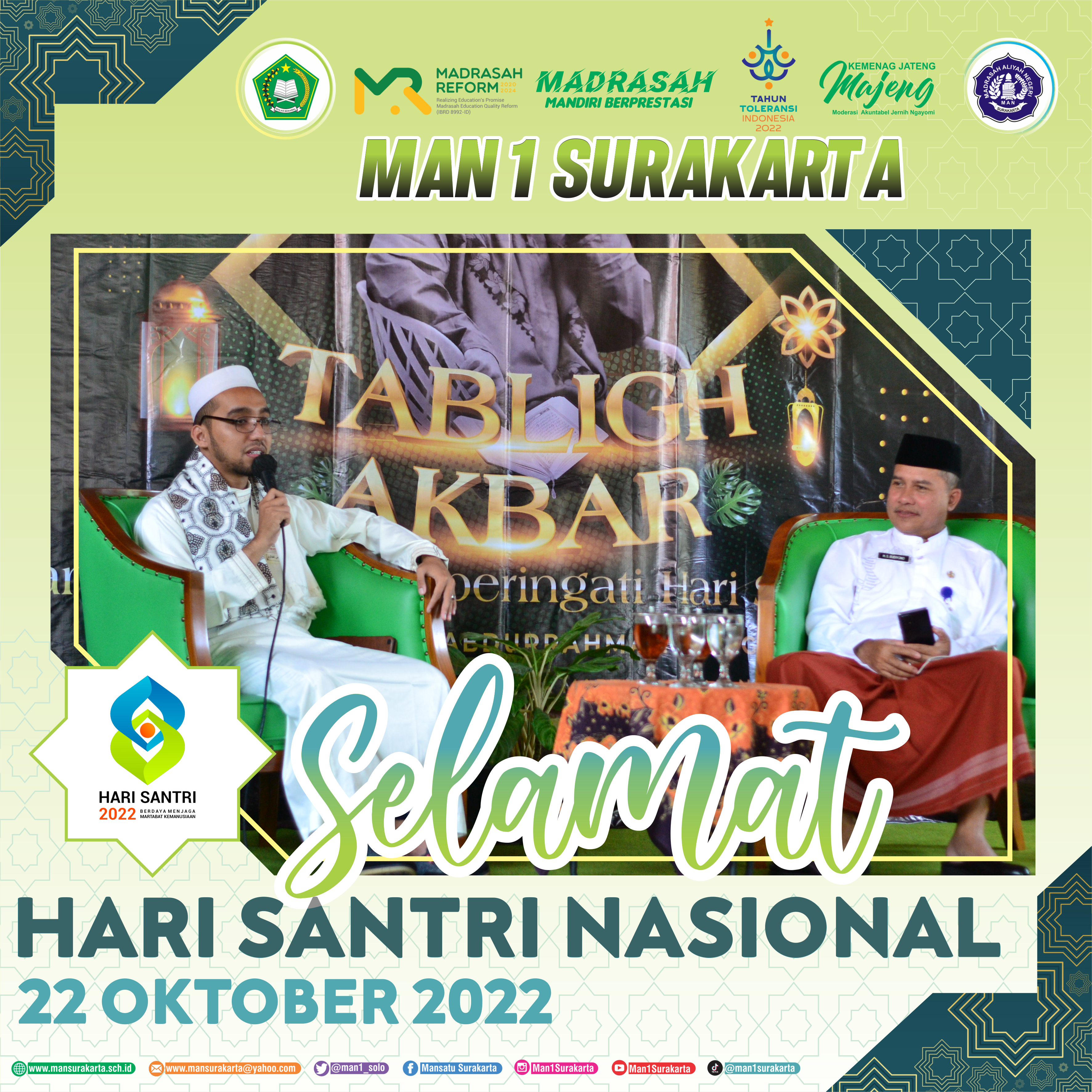 Semarakkan Hari Santri, MAN 1 Surakarta Gelar MANIFEST