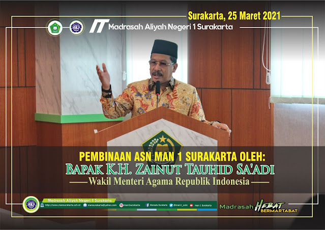 Wamenag : Madrasah Sudah Bisa Bersaing dan Bersanding dengan Sekolah Lain