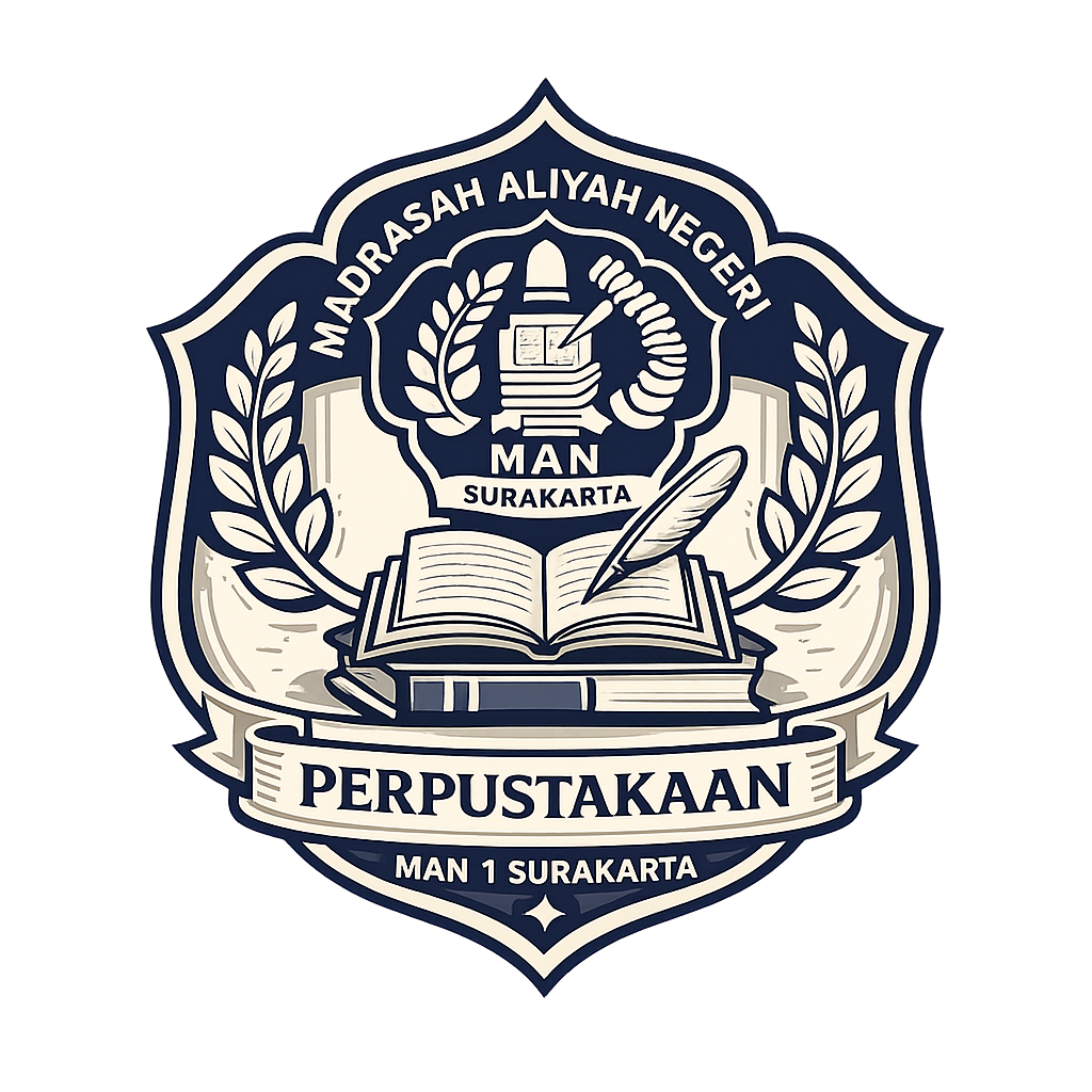 Logo Perpustakaan Ibnu Sina MAN 1 Surakarta